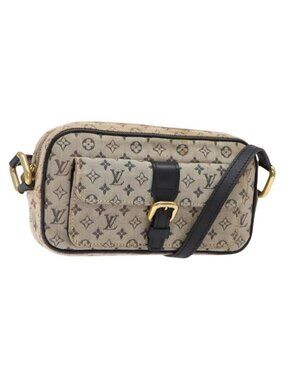 Authentic LOUIS VUITTON Monogram Mini Juliet MM Shoulder Bag Blue M92004 LV